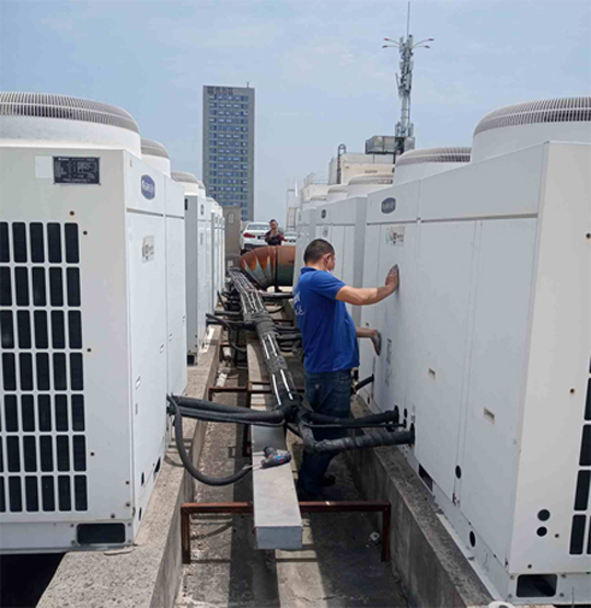 岳池中央空调制热和不制冷系统维修方法